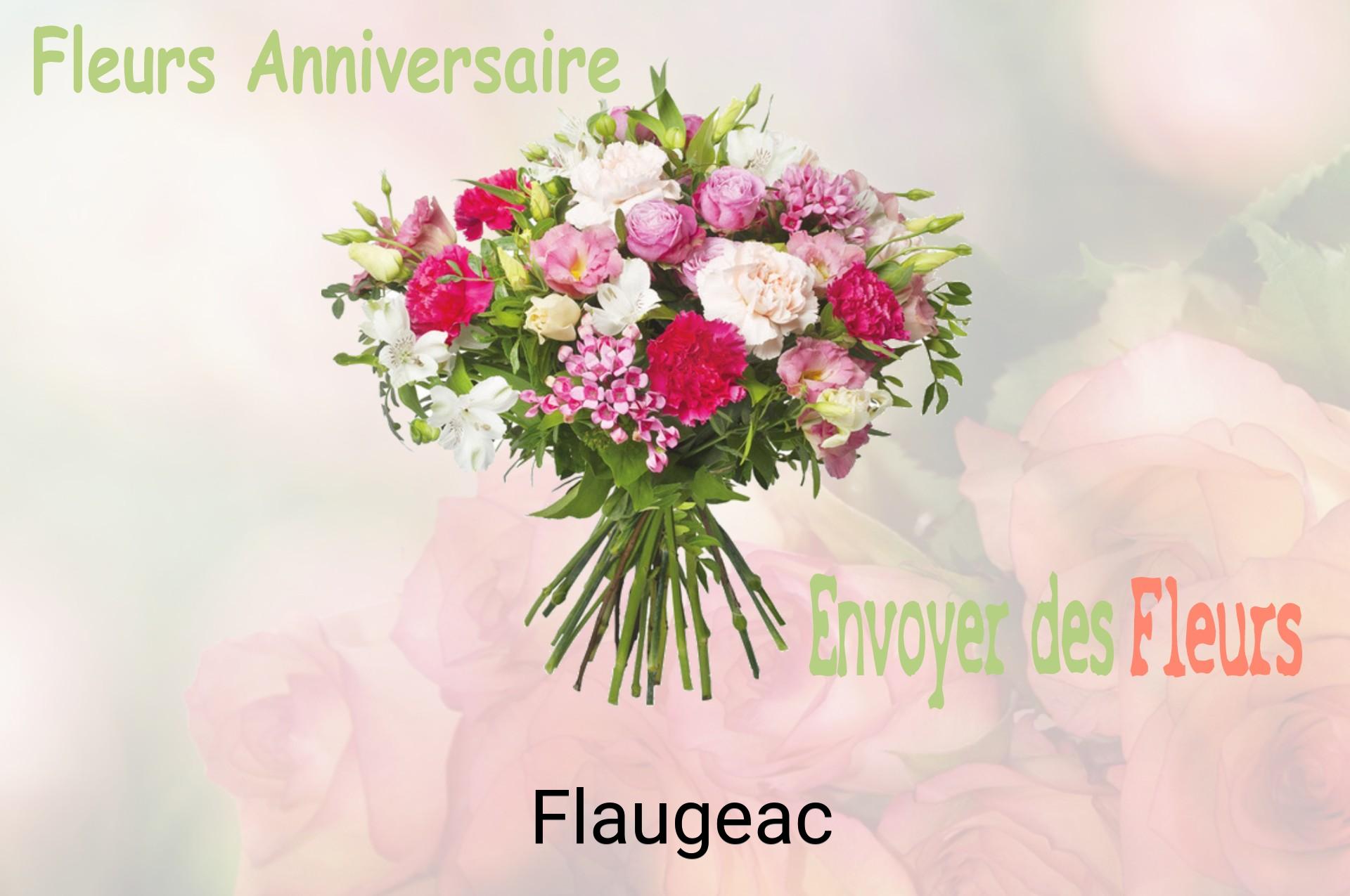 Bouquet de fleurs d’anniversaire livré à Flaugeac